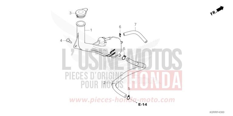 RESERVE TANK for SH125 PEARL FALCON GRAY (NHC61) from 2024