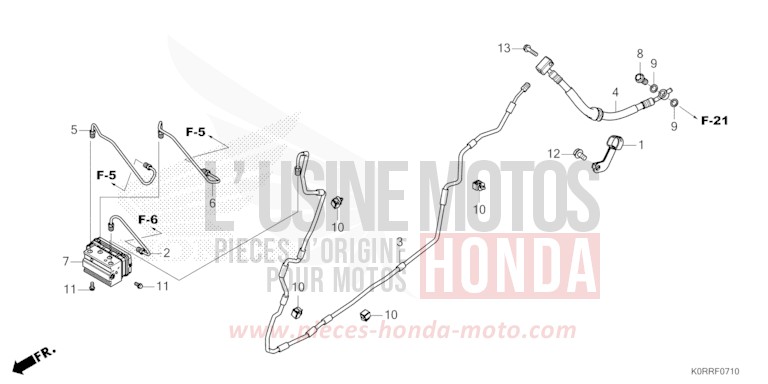 ABS MODULATOR for SH125AD PEARL FALCON GRAY (NHC61) from 2024