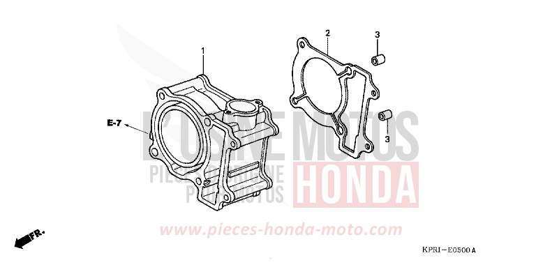 CILINDRO per SH150 FORCE SILVER METALLIC (NH411) del 2001
