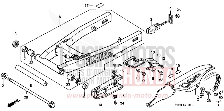 BRAS OSCILLANT/CARTER DE CHAINE for   from 
