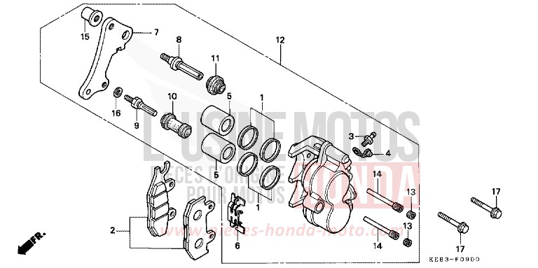 ETRIER DE FREIN AVANT for   from 