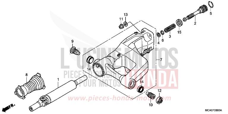 BRAS OSCILLANT for   from 