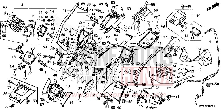 COUVERCLE (GL1800C/D/E/F/G/H) for   from 