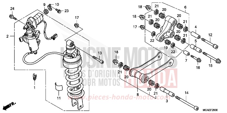 COUSSIN ARRIERE for   from 
