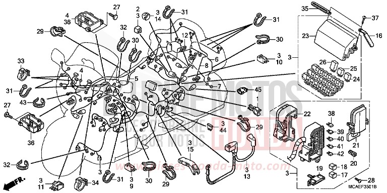 FAISCEAU DES FILS (GL1800C/D/E/F/G/H) for   from 