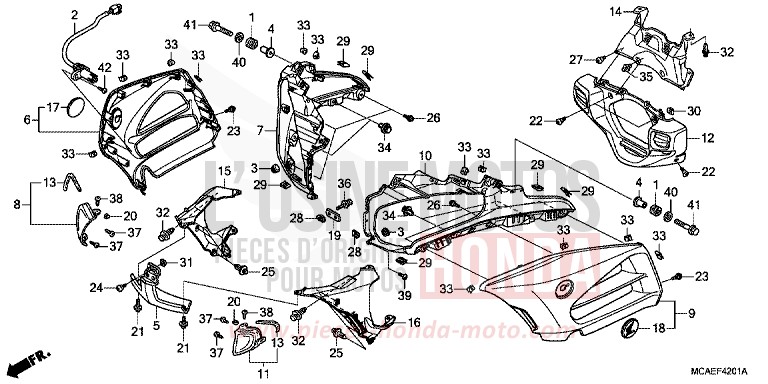 CAPOT (GL1800C/D/E/F/G/H) for   from 