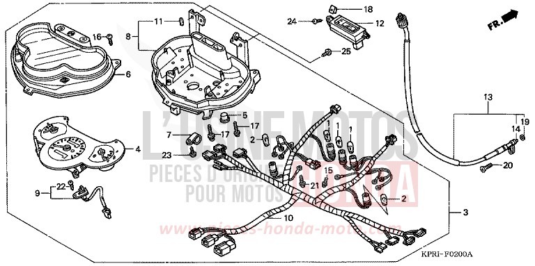 METER for SH150 TITANIUM METALLIC (YR183) from 2004