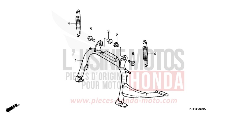 STAND for SH150 CYNOS GRAY METALLIC (NH400) from 2005