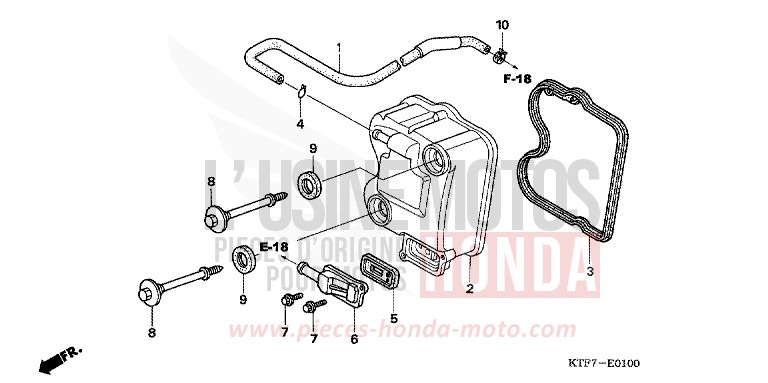 CYLINDER HEAD COVER for SH150 PEARL HAVANA BROWN (YR284) from 2007