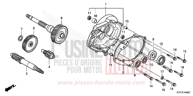 TRANSMISSION for SH150i DUNE IVORY (Y194) from 2007
