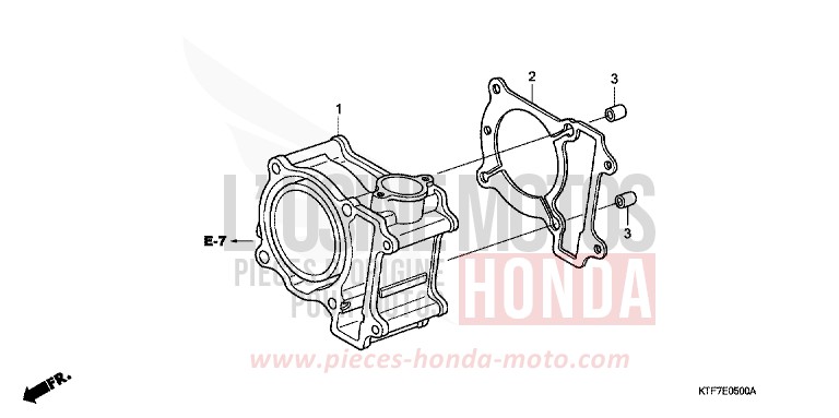 CYLINDER for SH150i EMERGENCY RED METALLIC (R311) from 2007