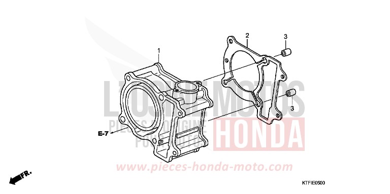 CYLINDER for SH150i VELVET RED METALLIC (R302) from 2010