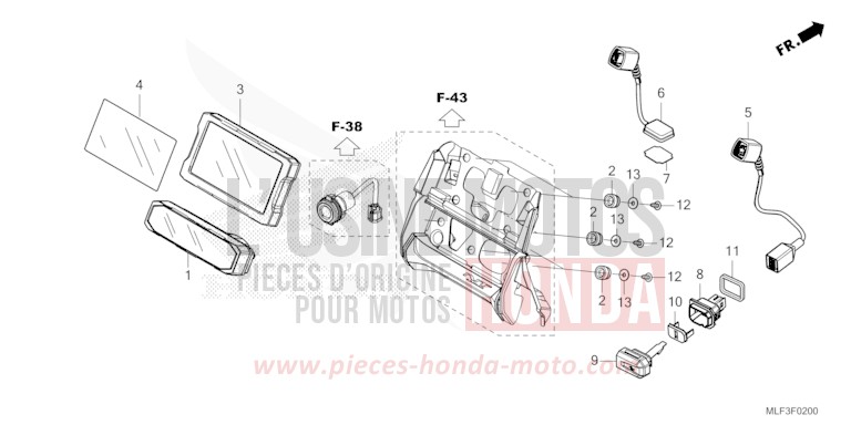 METER/GPS ANTENNA for NT1100 MAT JEANS BLUE METALLIC (PB417) from 2024