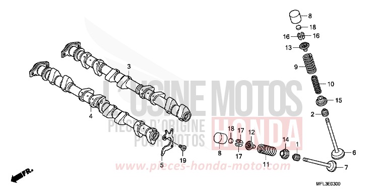 ARBRE A CAMES/SOUPAPE for   from 