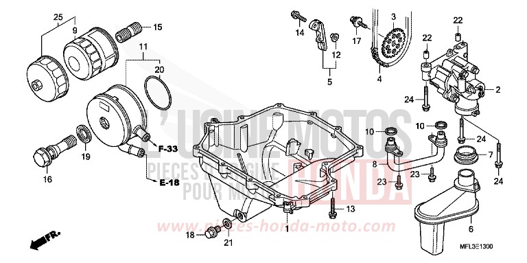 CARTER D'HUILE/POMPE A HUILE for   from 