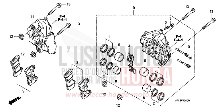ETRIER DE FREIN AVANT for   from 