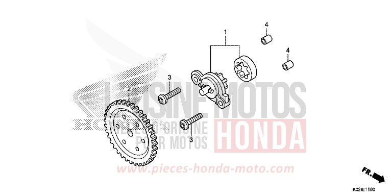 OIL PUMP for SH150AD PEARL NIGHTSTAR BLACK (NHA84) from 2016