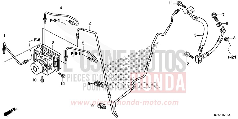 ABS MODULATOR for SH150AD PEARL COOL WHITE (NHA16) from 2019