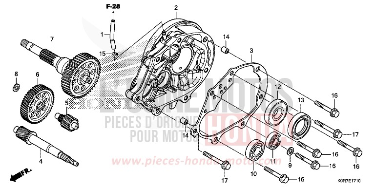 TRANSMISSION for SH150AD PEARL COOL WHITE (NHA16) from 2020