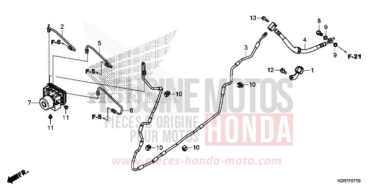 ABS MODULATOR for SH150AD PEARL SPLENDOR RED (R369) from 2020