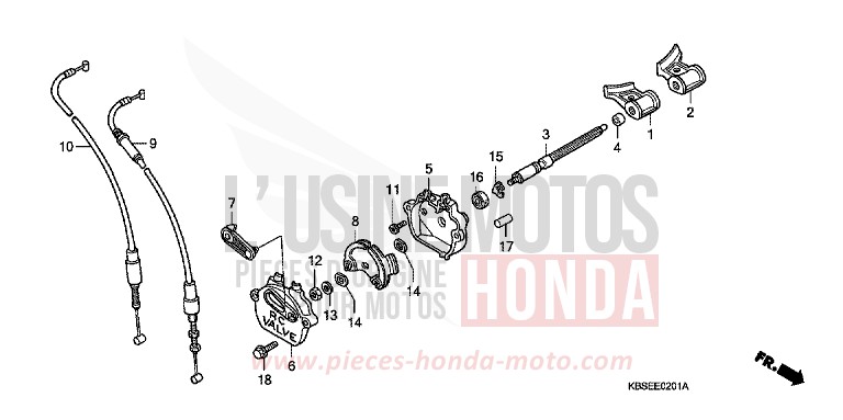 SOUPAPE D'ECHAPPEMENT (2) for   from 