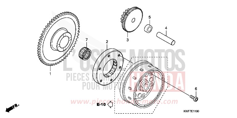 EMBRAYAGE DE DEMARRAGE for   from 