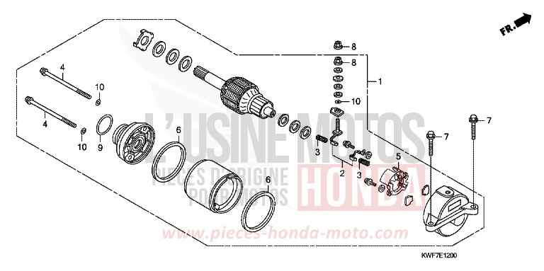 MOTEUR DE DEMARRAGE for   from 