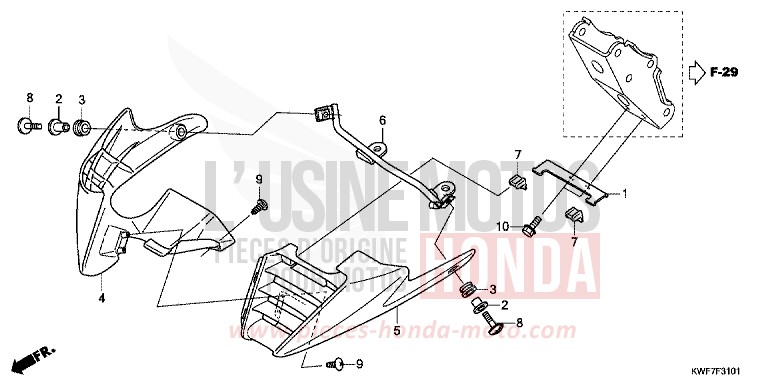 PANNEAU INFERIEUR for   from 