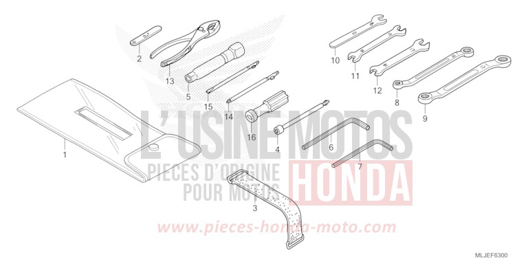 TOOLS for GL1800 HEAVY GRAY METALLIC-U (NH194B) from 2024