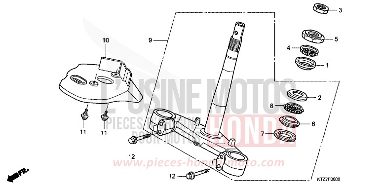 TIGE DE DIRECTION for   from 