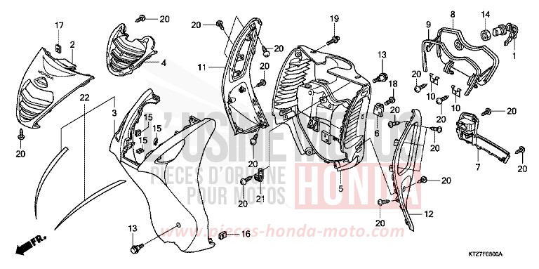 GAINE DE PROTECTION AVANT for   from 