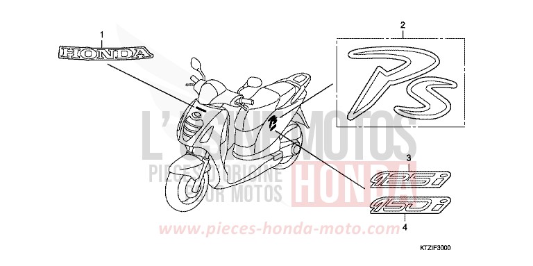 MARQUE (PES125/PES150) for   from 