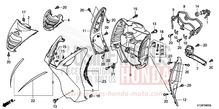 GAINE DE PROTECTION AVANT for   from 