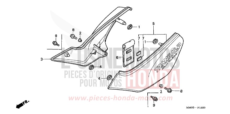 COUVERCLE LATERAL for   from 