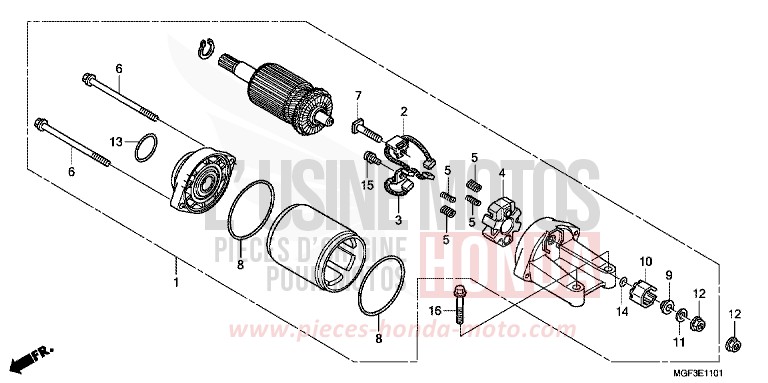 DEMARREUR (FJS600A9-2KO/FJS600AB/DB) for   from 