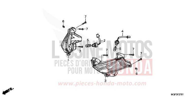 FRECCIA (FJS600A9-2KO/FJS600AB/DB) per   del 