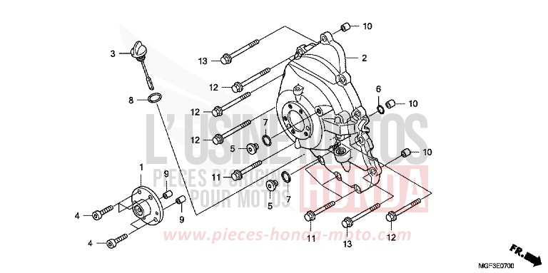 PANNEAU CARTER-MOTEUR D. for   from 