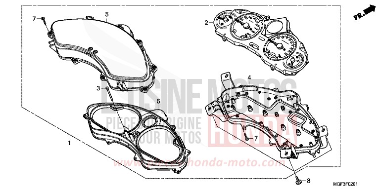 COMPTEUR DE VITESSE (FJS600A9-2KO/FJS600AB/DB) for   from 