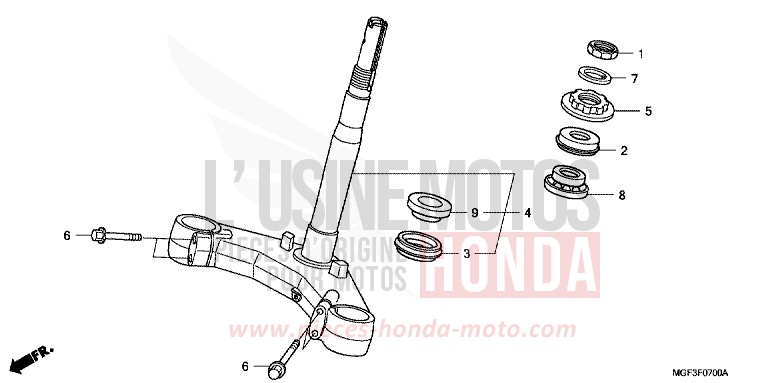 TIGE DE DIRECTION for   from 