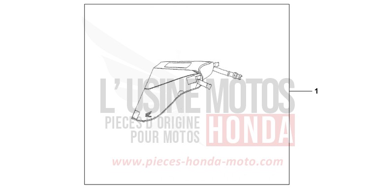 COPERTA per NSC50MPD BOSS GRAY METALLIC (NHA21) del 2012