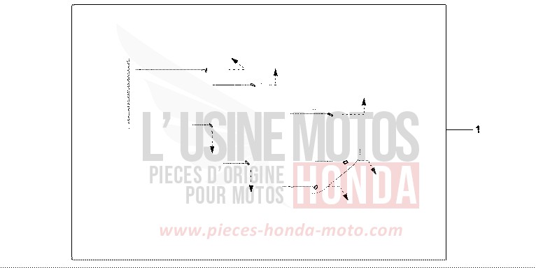 SIDE PANEL SET MORIWAKI for Zoomer CAMOUFLAGE GREEN (GY124) from 2005