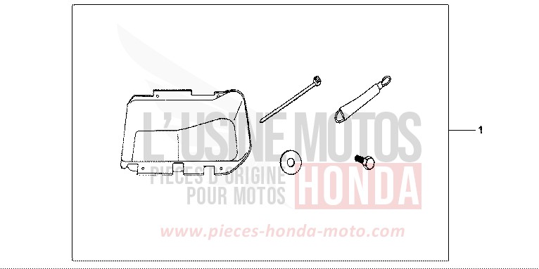 SEAT UNDER BOX for Zoomer PLASMA YELLOW (Y141) from 2005