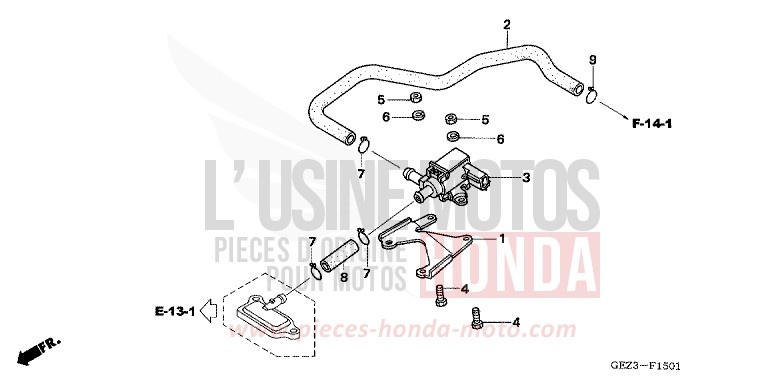 SOLENOID VALVE for Zoomer BLACK (NH1) from 2006