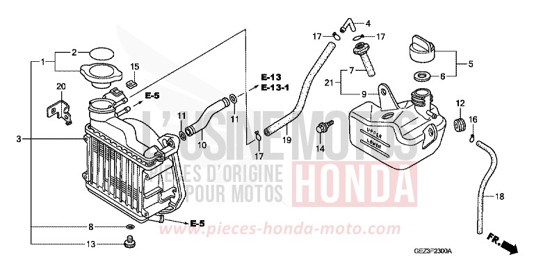 RADIATOR for Zoomer BLACK (NH1) from 2006