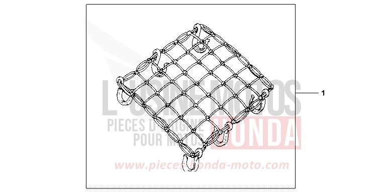CARGO NET for Zoomer PLASMA YELLOW (Y141) from 2006