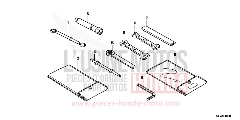 TOOL for CBR125R ROSS WHITE (NH196) from 2012