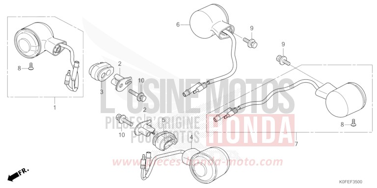 WINKER for Z125MA BANANA YELLOW (YR354E) from 2022