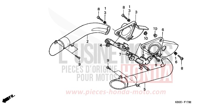 AIR DUCT for NSR125R SPARKLING RED (R127) from 2001