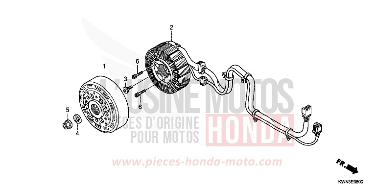 A.C.G. STARTER for WW125 PETROL BLUE METALLIC (B183) from 2013