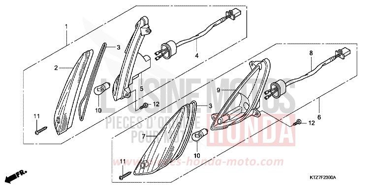 WINKER for PS125i WINTER LAKE BLUE METALLIC (PB187) from 2006